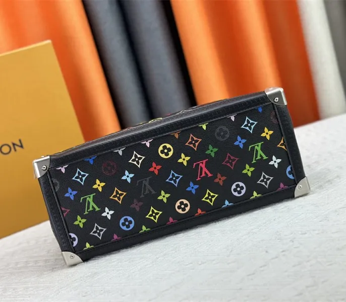 Louis Vuitton X TM Multicolored Onthego MM In Black — image 5
