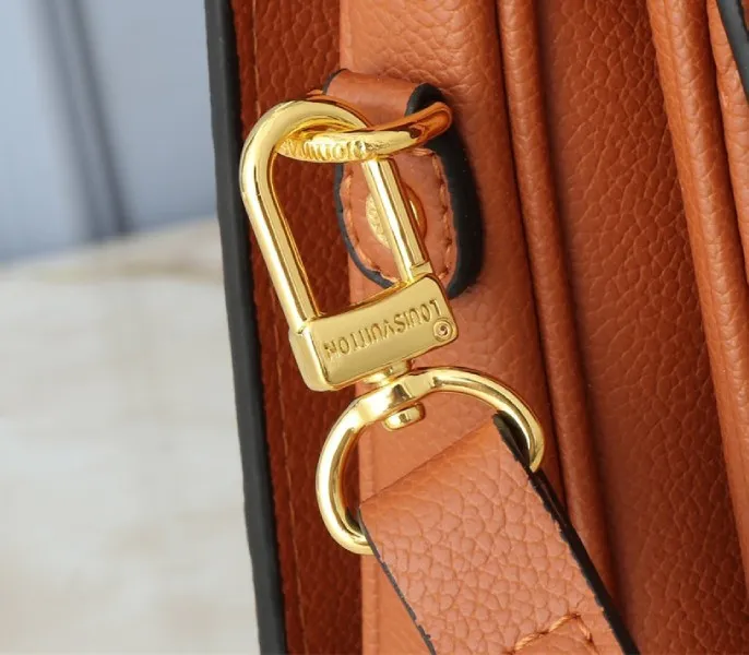 Louis Vuitton Monogram Empreinte Metis Handbag In Cognac Brown — image 7