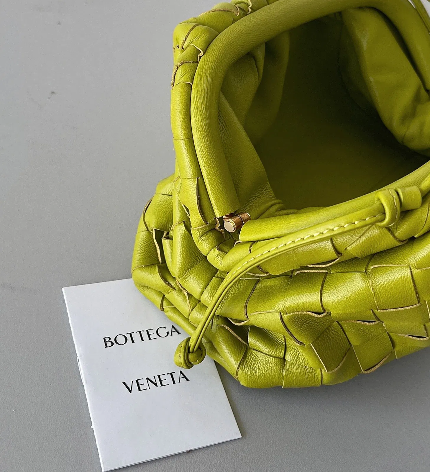 Bottega Veneta Mini Pouch with Strap Kiwi — image 2