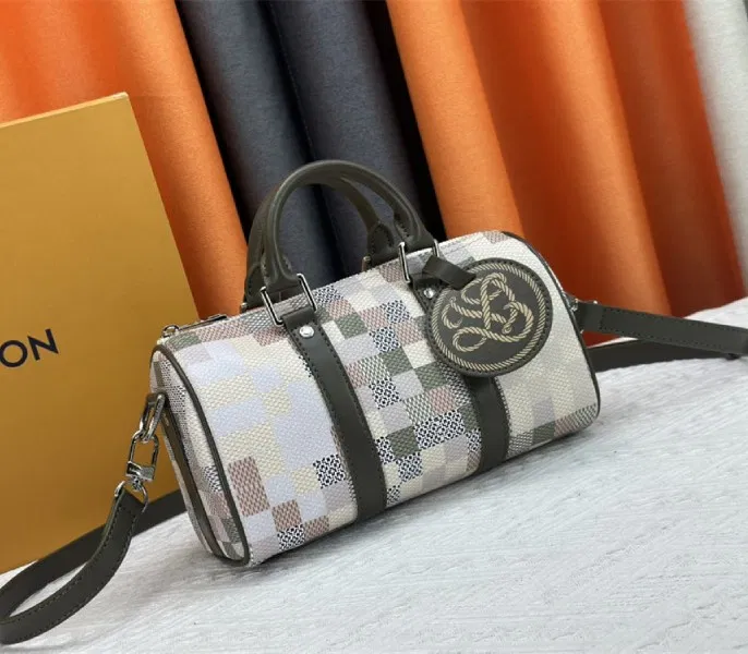 Louis Vuitton Damoflage Canvas Keepall Bandouliere 25 In Khaki — image 2