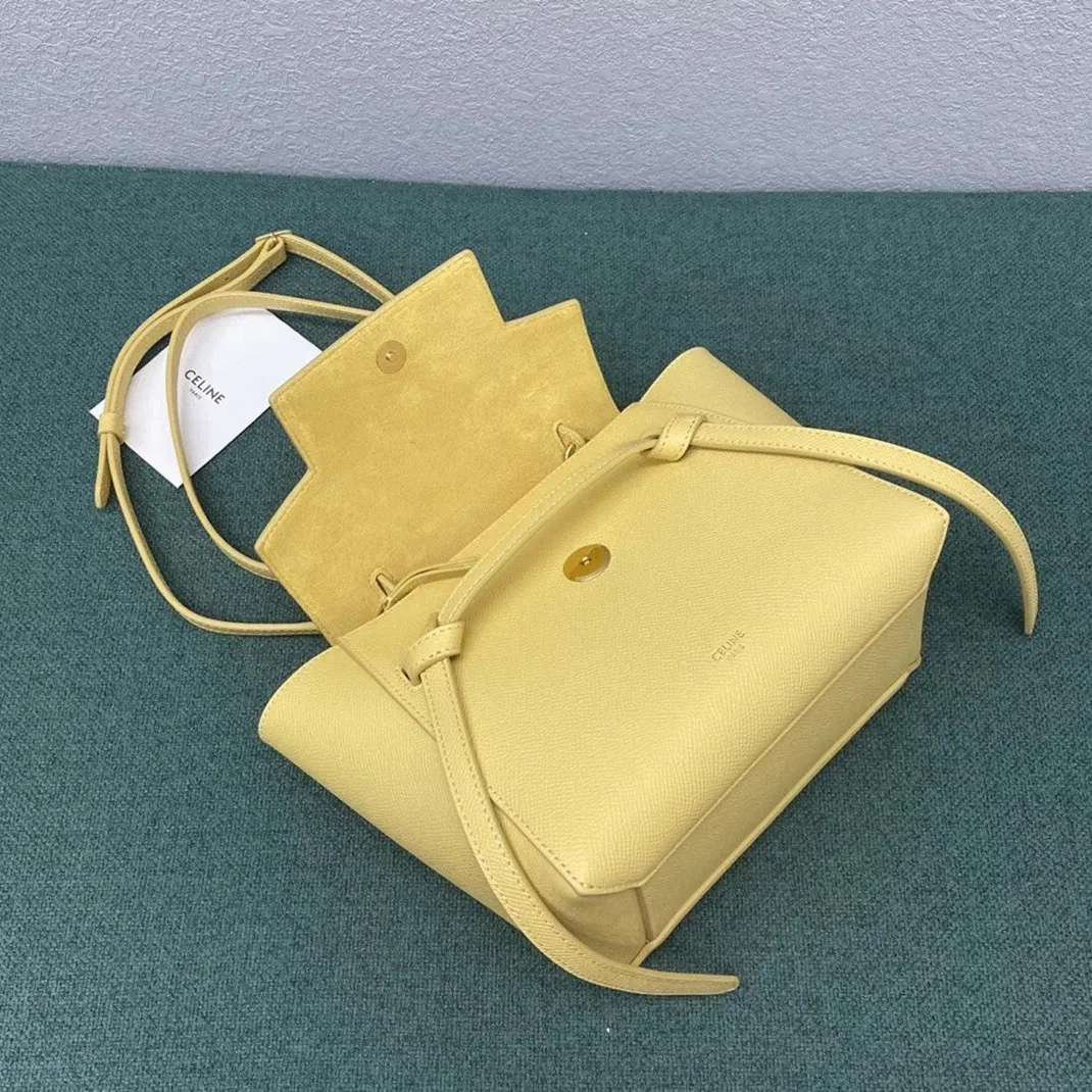 Celine Belt Nano Bag in Yellow — image 10