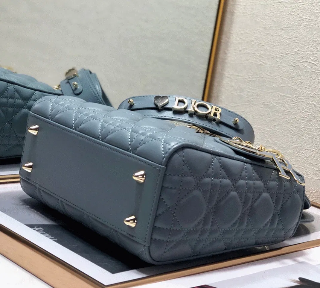 Dior Small Lady Dior My ABCDior Bag in Sky Blue — image 9
