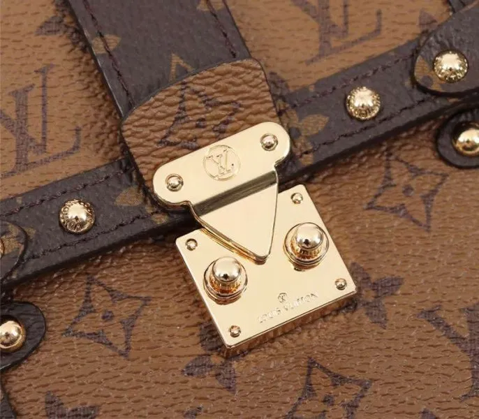 Louis Vuitton Monogram Reverse Canvas Vertical Trunk Pochette — image 7