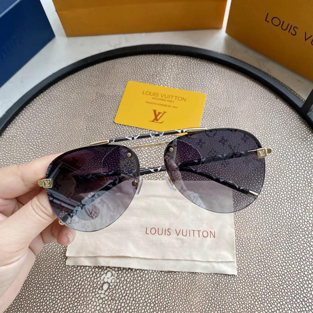 Pink Gradiant Monogram Stem Aviators — image 7