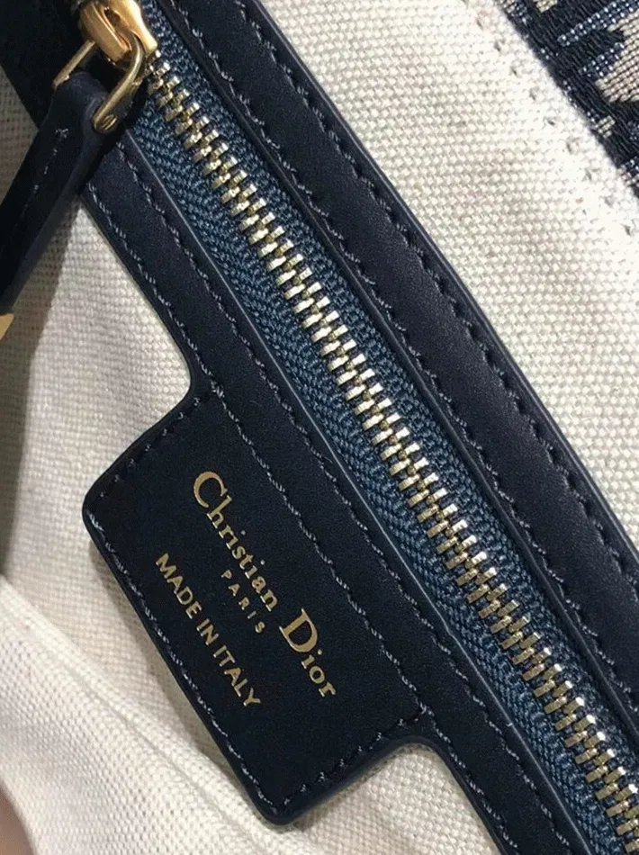 Dior Saddle Bag Knockoff in Blue Dior Oblique Jacquard — image 6
