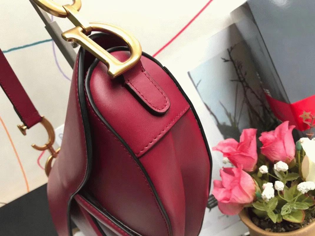 Dior Saddle Bag in Red Smooth Calfskin — image 8