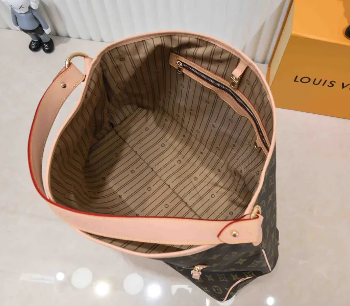 Louis Vuitton Monogram Canvas Delightful GM Tote In Beige — image 7
