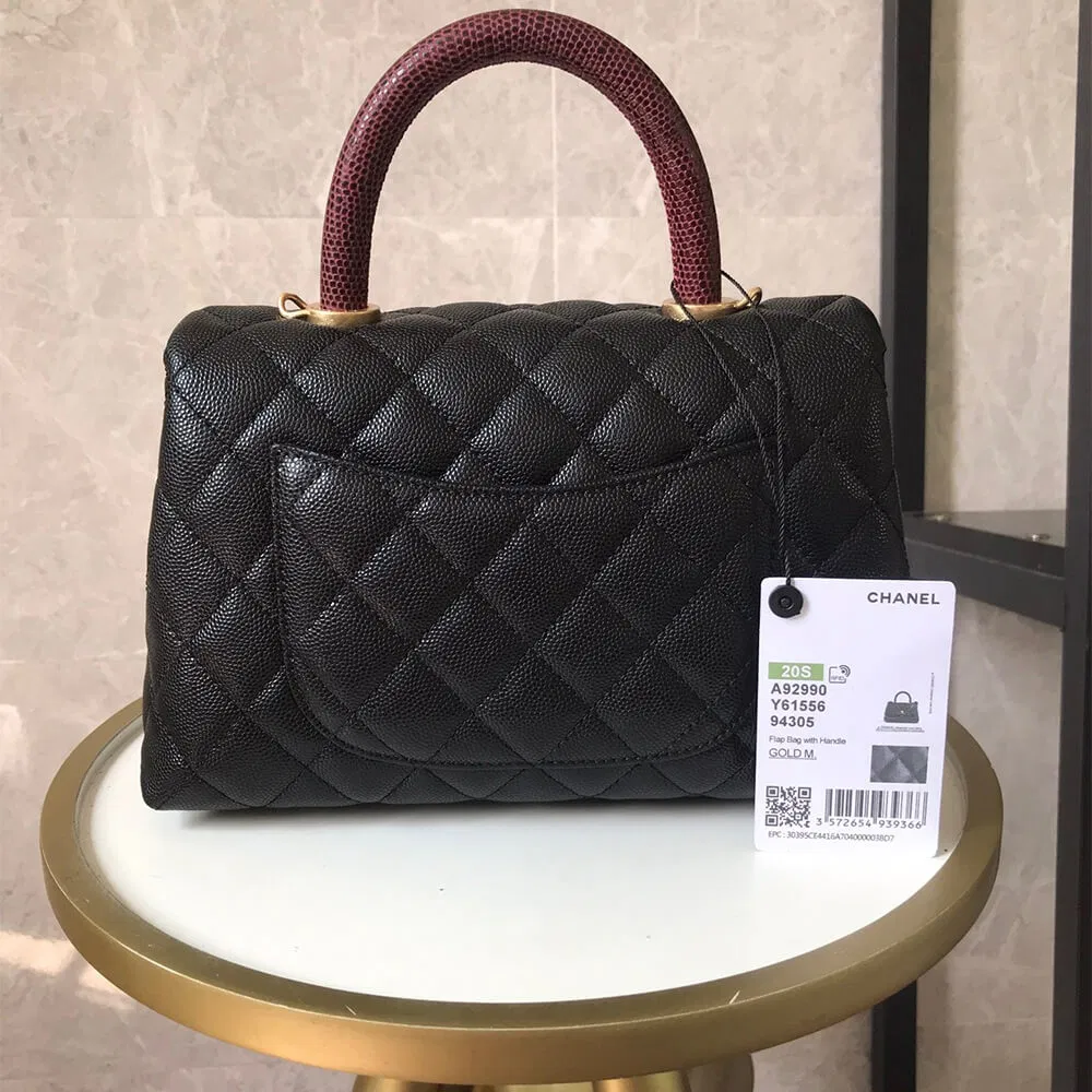 Chanel Coco handle flap shoulder bag PM — image 4
