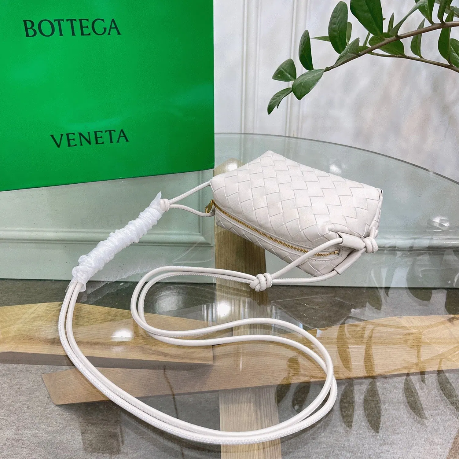 Bottega Veneta Loop Mini Bag White — image 4