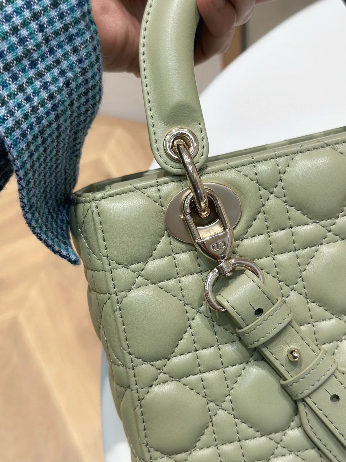 Dior Small Lady Dior My ABCDior Bag Knockoff in Ethereal Green — image 4