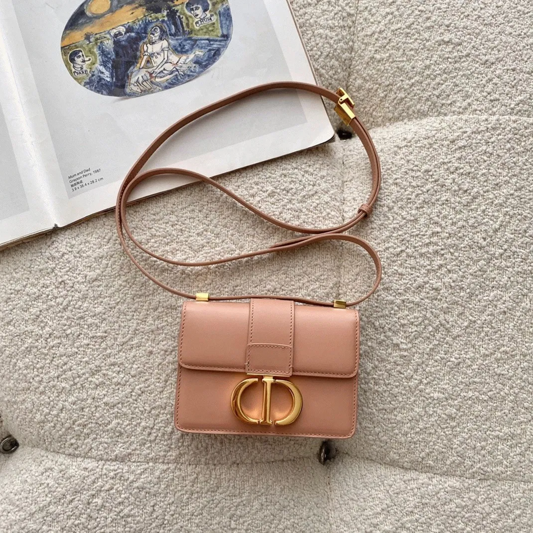 Dior 30 Montaigne Micro Bag in Poudre Box Calfskin — image 10