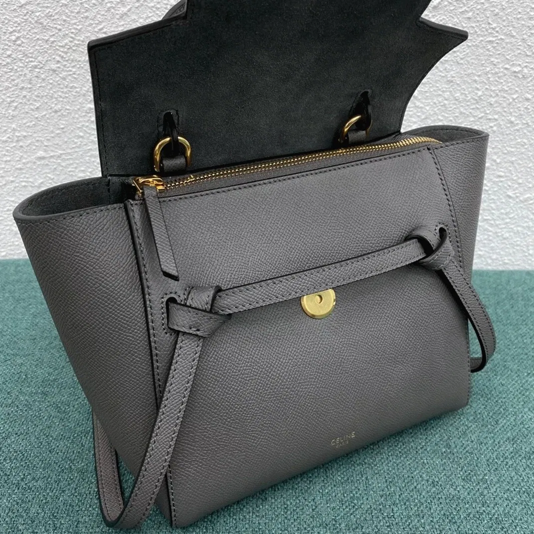 Celine Belt Nano Bag in Grey — image 7