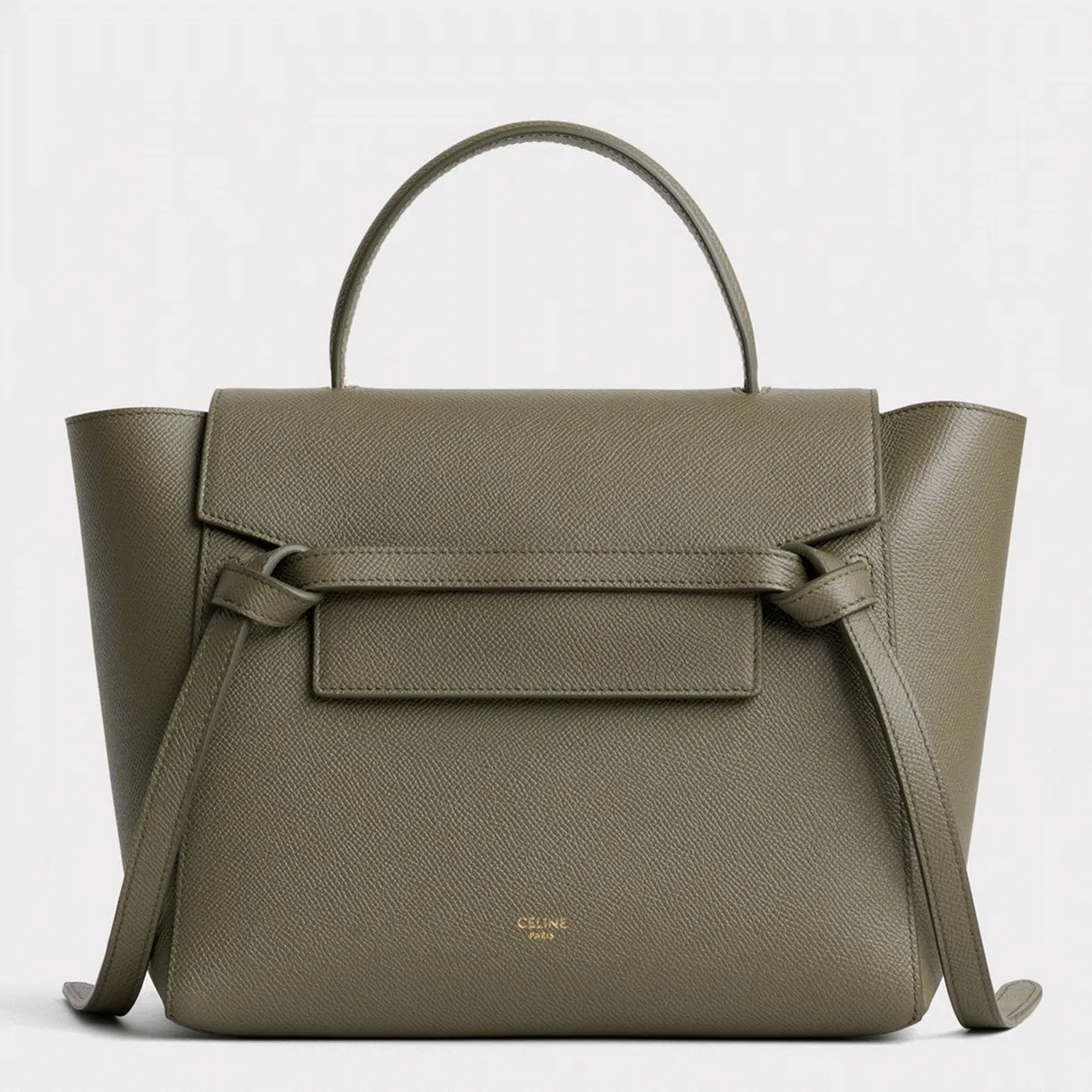 Celine Micro Belt Bag in Army Green