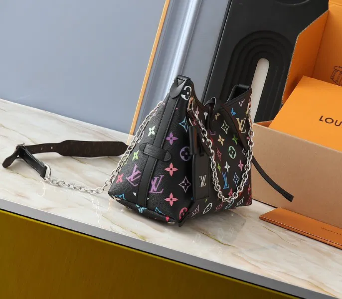 LV X TM Multicolored CarryAll BB In Black — image 5