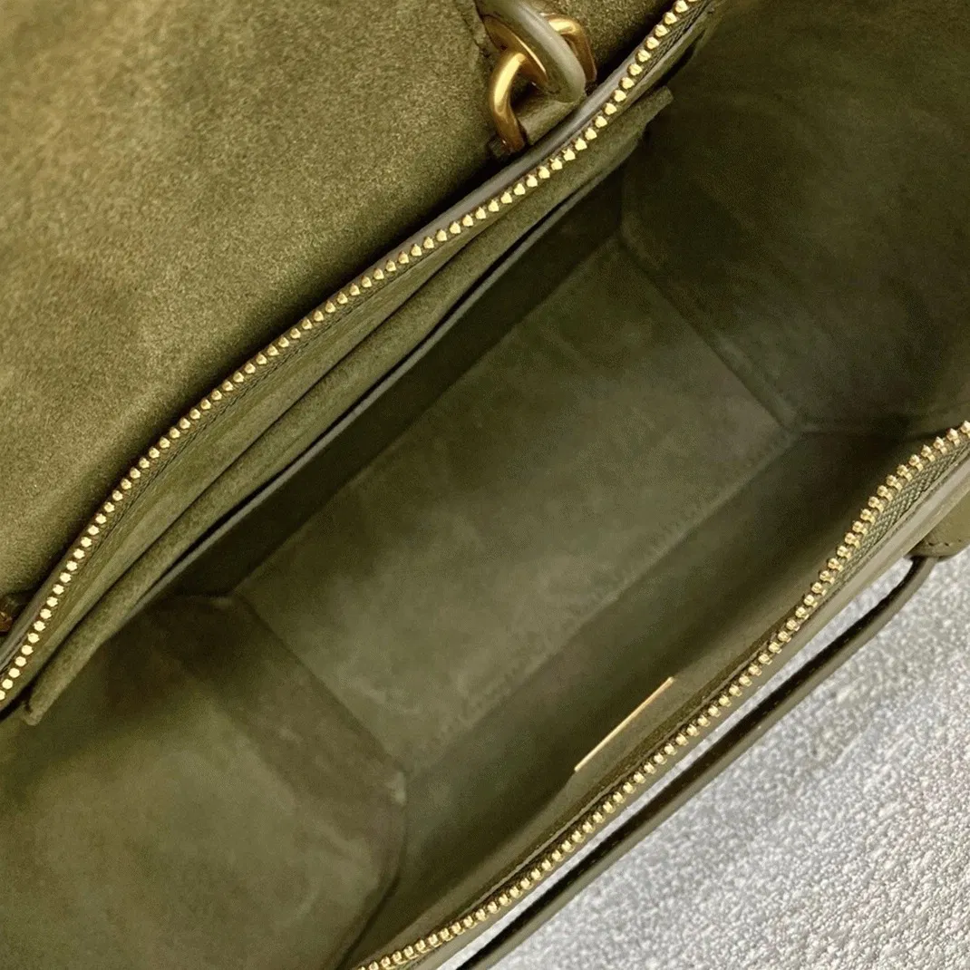 Celine Micro Belt Bag in Dark Olive — image 3