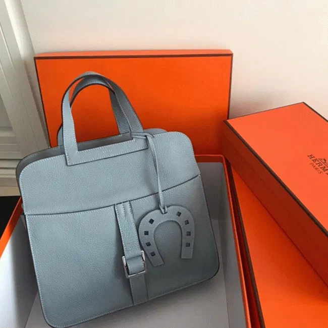 Blue Lin Copy Hermes Halzan Stylish Crossbody Bag — image 2