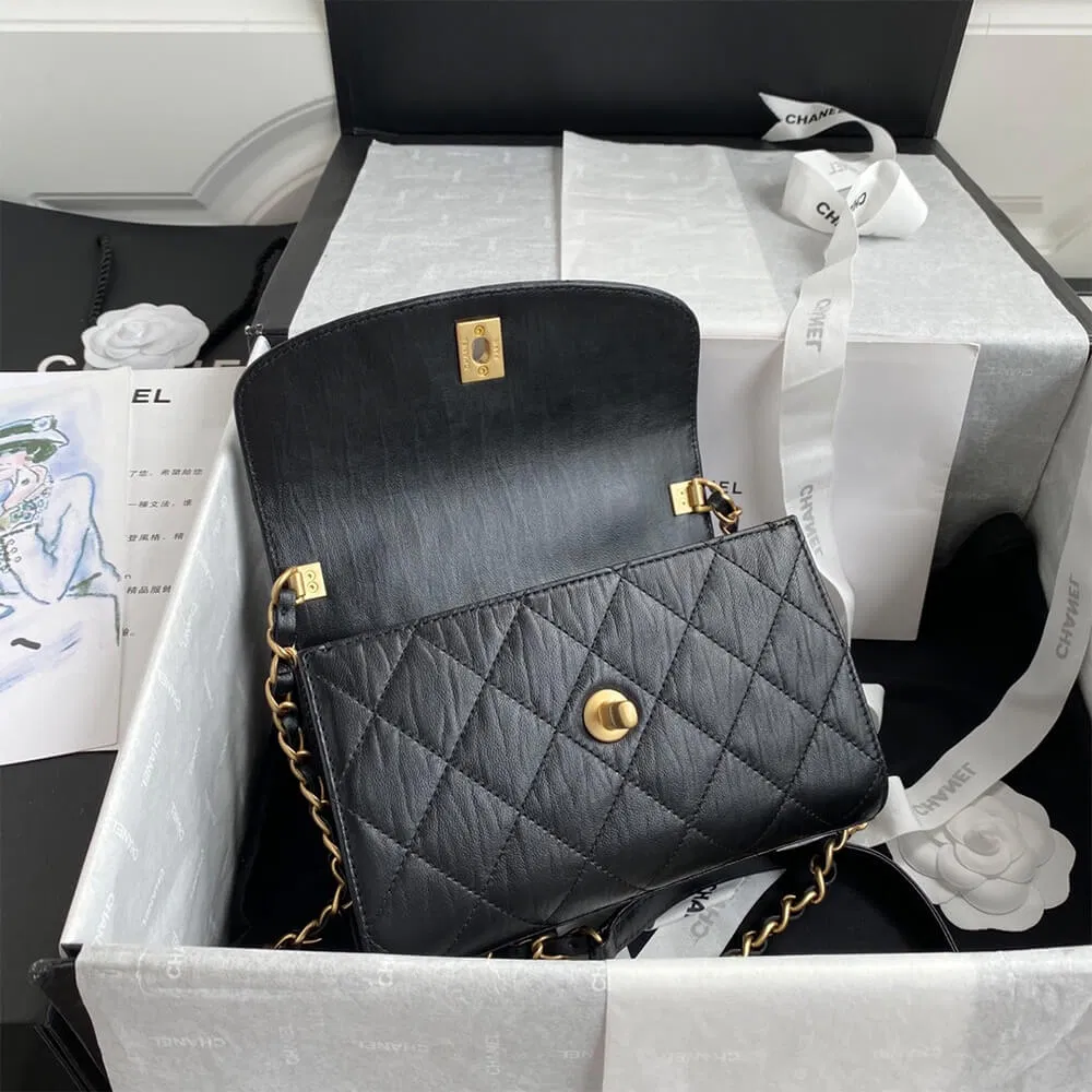 CHANEL Mini Flap Bag with Top Handle — image 6