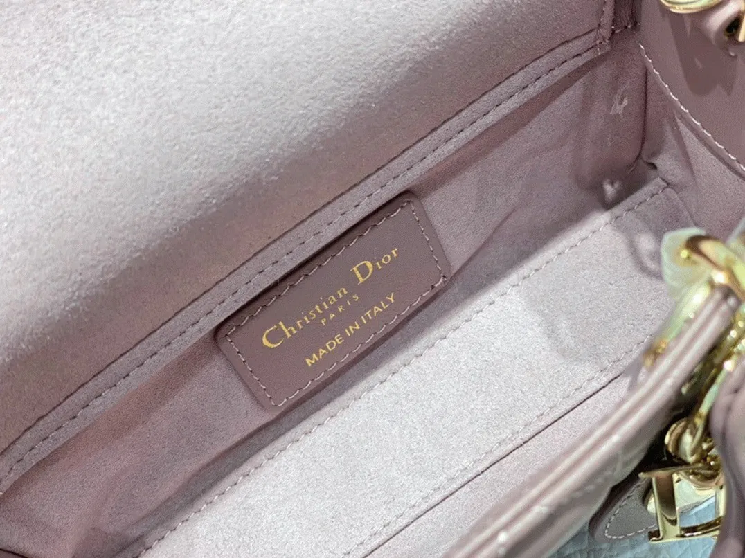 Dior Lady D-Joy Micro Bag in Peony Pink Cannage Lambskin — image 5
