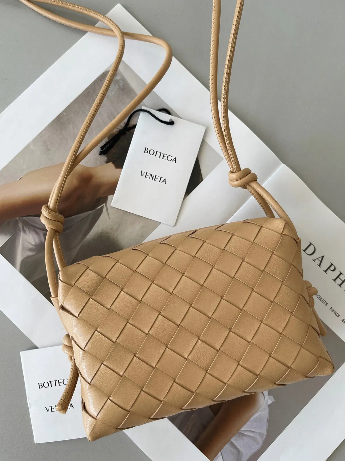 Bottega Veneta Loop Mini Bag Almond — image 7