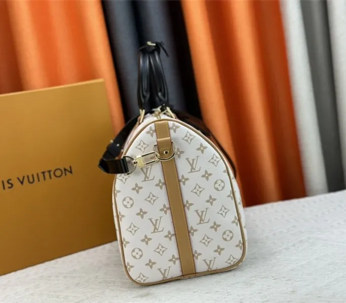 Louis Vuitton Monogram Dune Keepall Bandouliere 45 Travel Bag — image 4