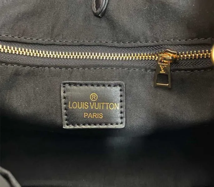 Louis Vuitton Monogram Empreinte Leather Onthego PM Bag In Black — image 7