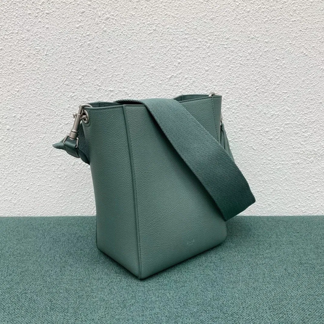 Top Quality Celine Sangle Small Bucket Bag In Celadon Calfskin — image 2