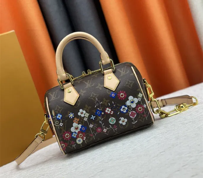Louis Vuitton X TM Monogram Canvas Speedy Bandouliere 20