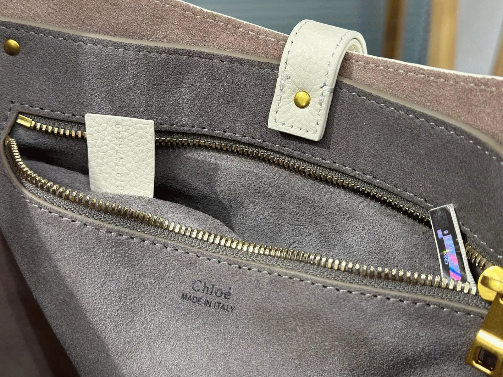 Top Quality Replica Chloe Marcie Hobo Bag in White Grained Leather — image 7