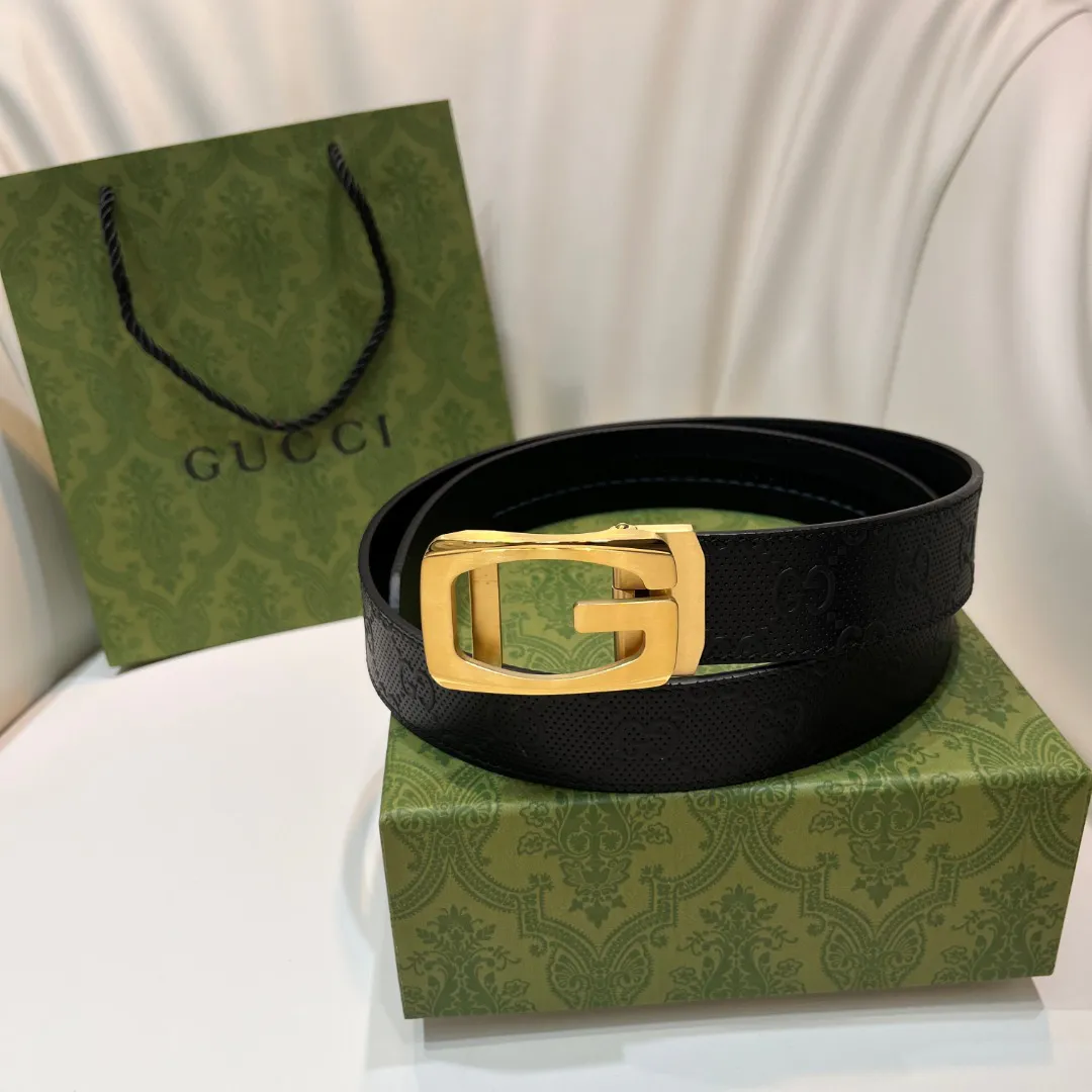 Square G reversible leather belt — image 3
