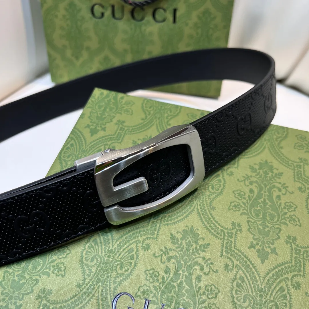 Square G reversible leather belt — image 2