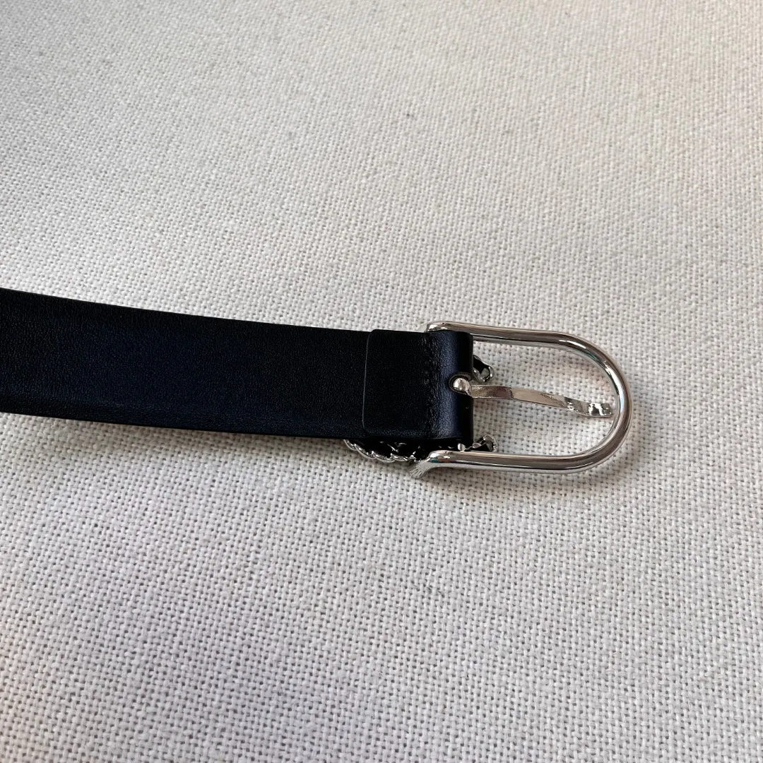 Chanel casual style leather logo belts — image 8