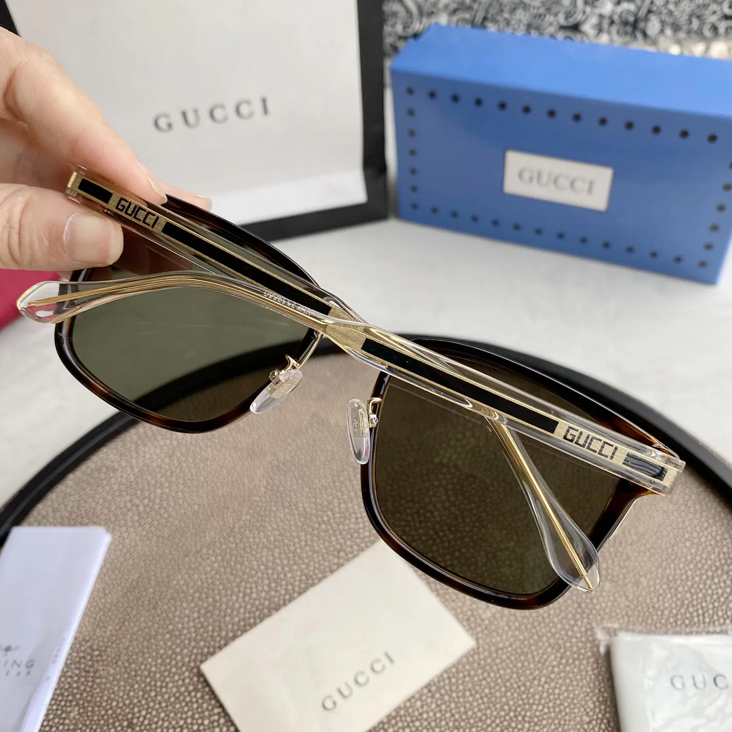 Gucci Eyewear square tinted sunglasses — image 6