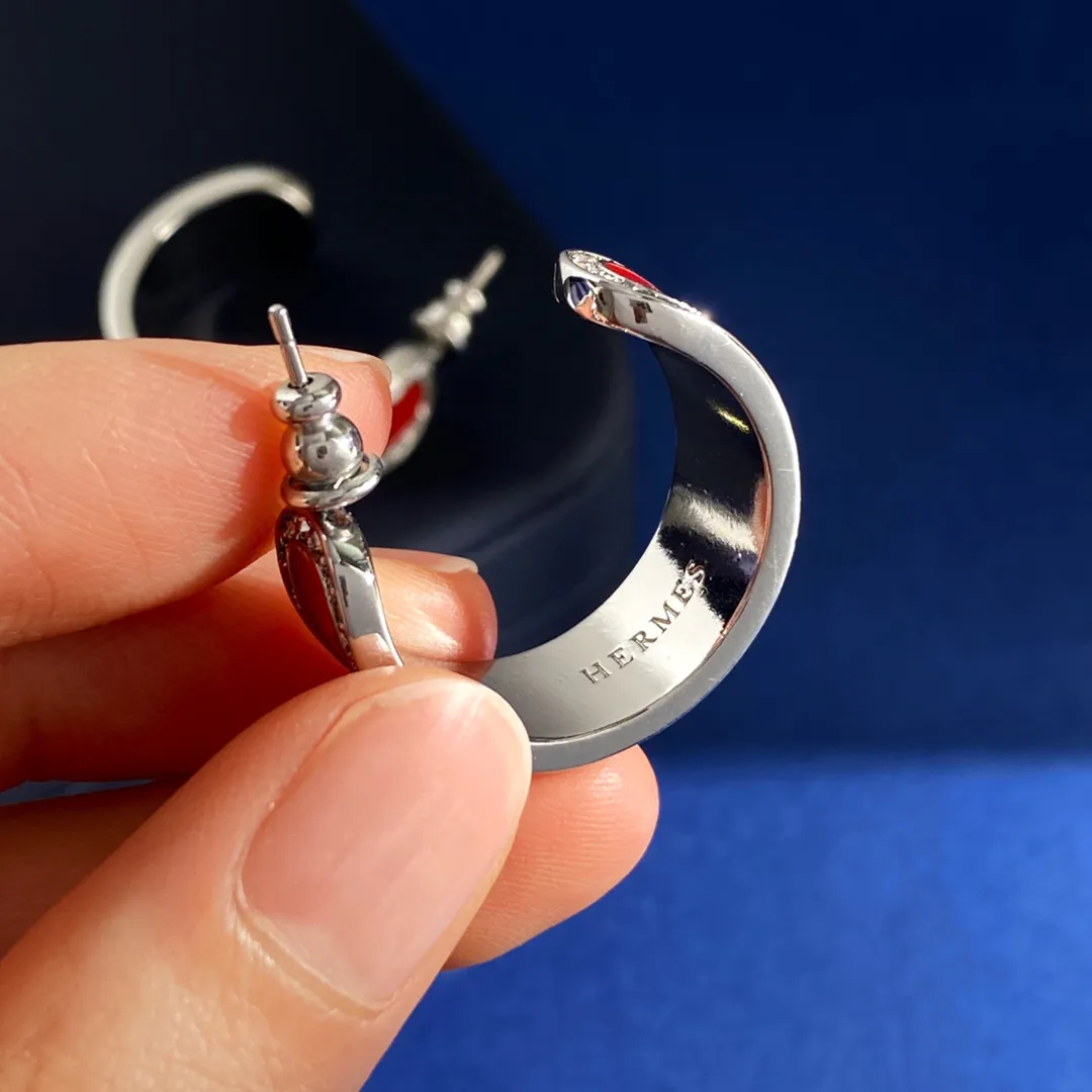 Hermes Hoop Earrings — image 8