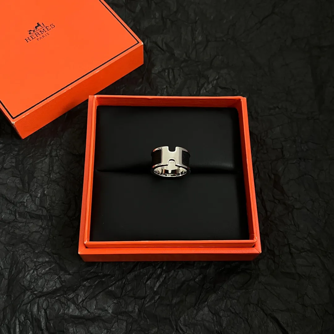 Hermes Reversible Leather Strap Ring