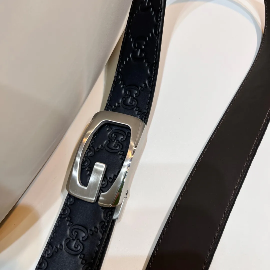 Square G reversible leather belt — image 2