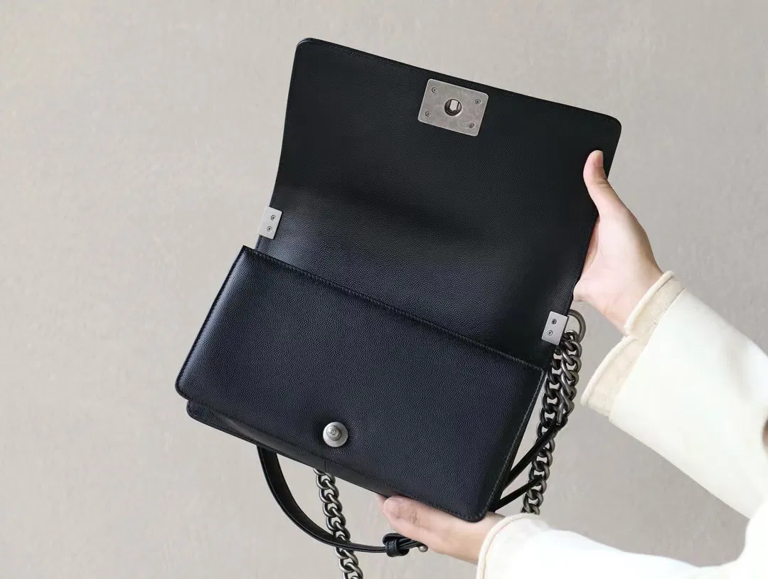 BOY CHANEL SHOULDER BAG Cow Leather — image 3