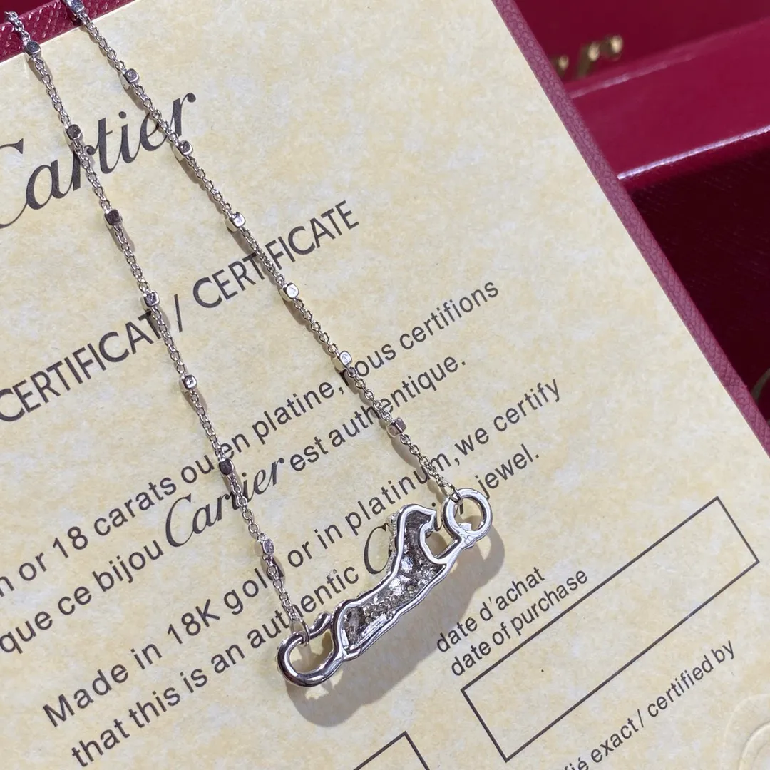 Jual Cartier Full Diamond Leopard Necklace — image 4