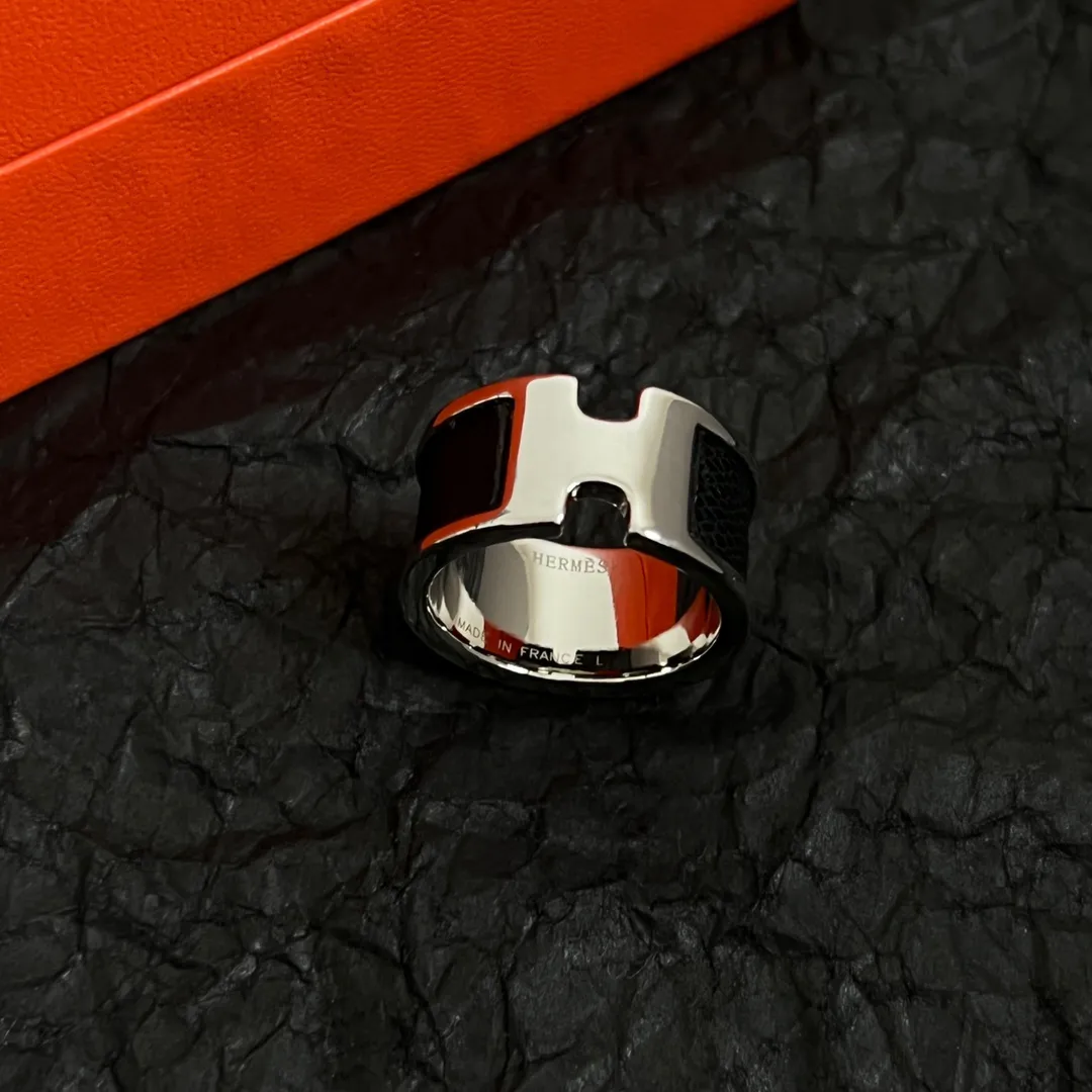 Hermes Reversible Leather Strap Ring — image 4