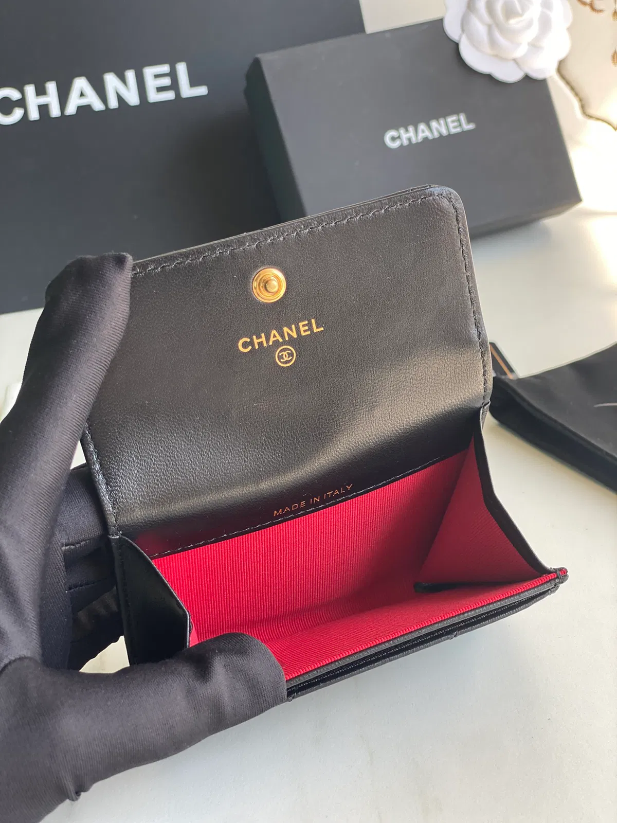 CHANEL 19 FLAP CARD HOLDER — image 3