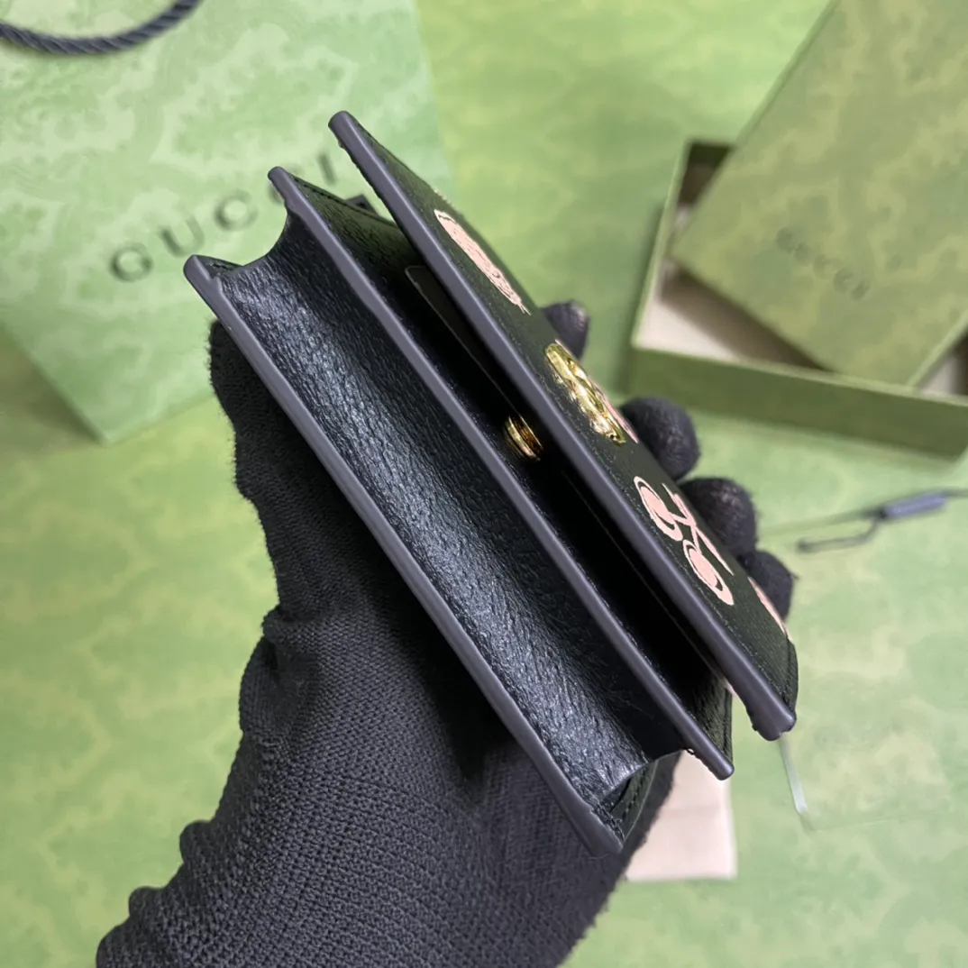 Leather card case wallet — image 9