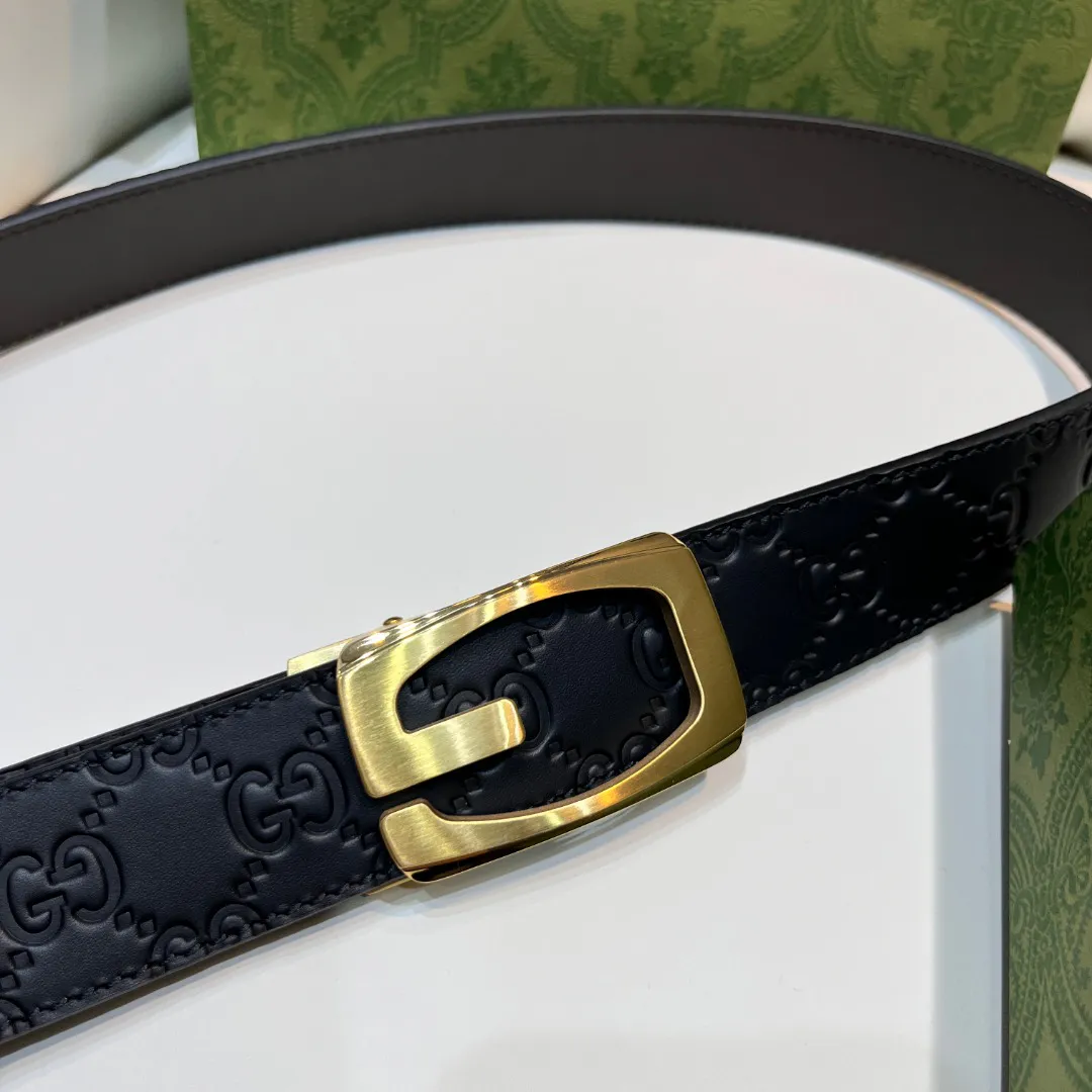 Square G reversible leather belt — image 2