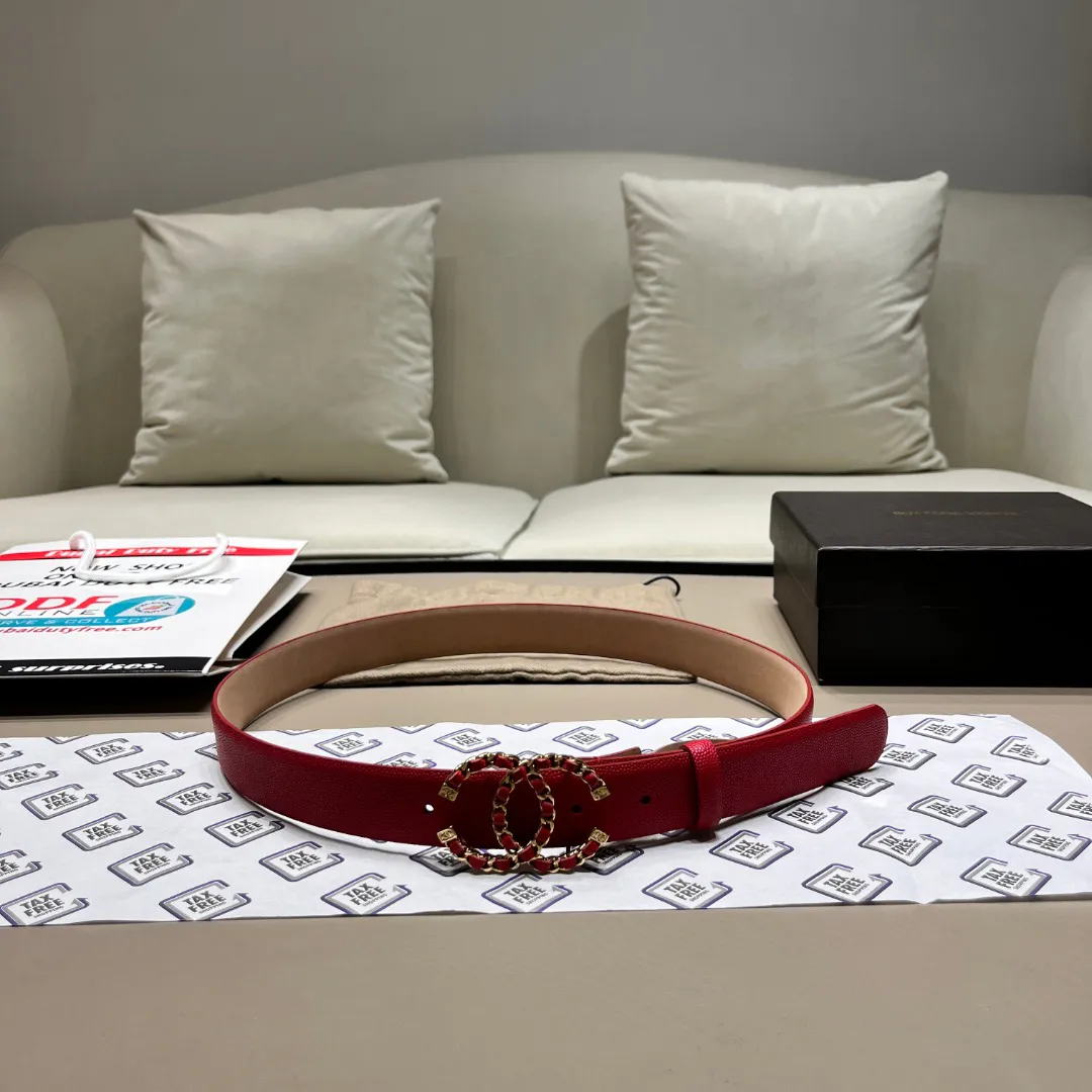 Chanel C logo belt