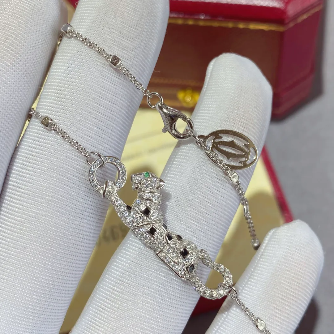 Jual Cartier Full Diamond Leopard Necklace — image 5
