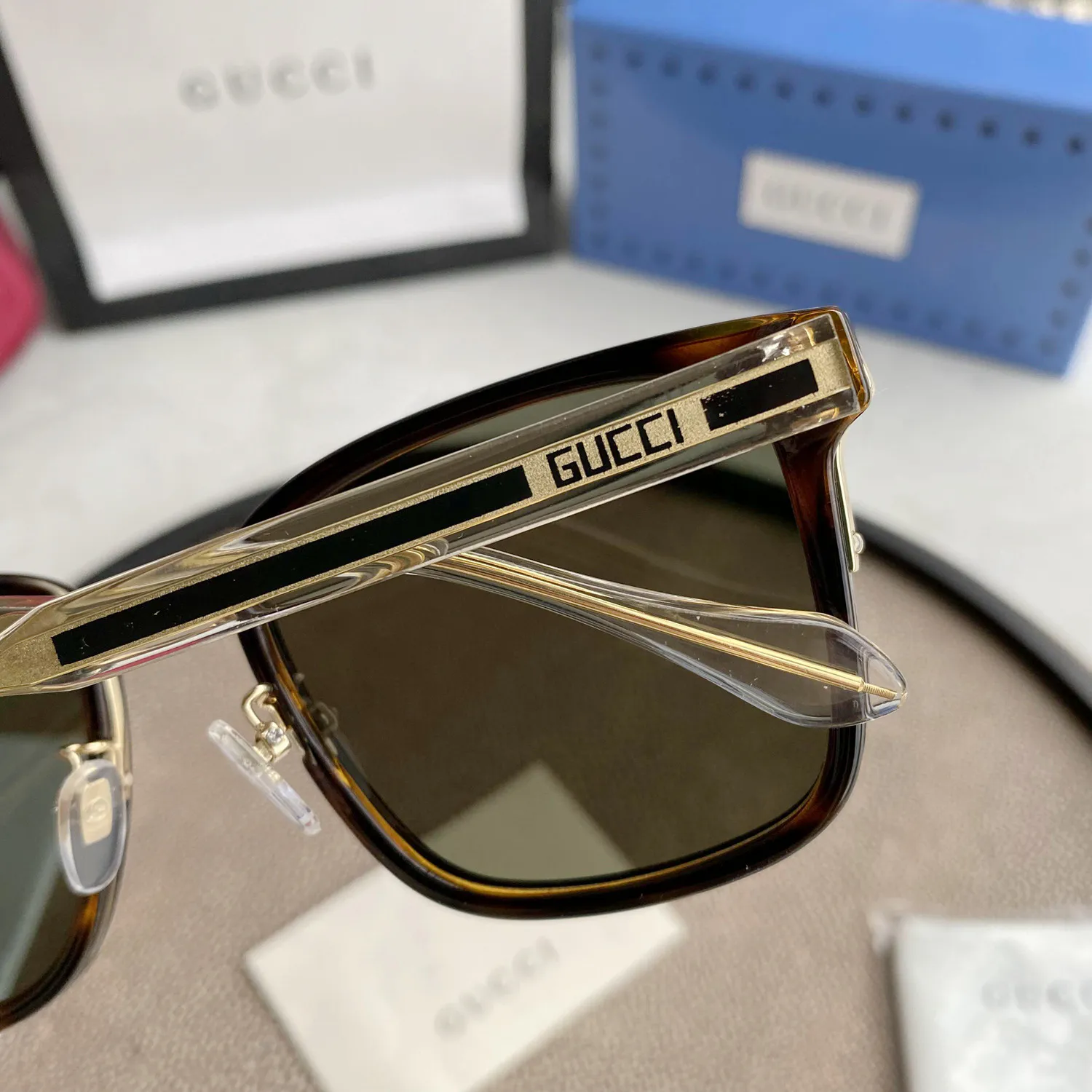 Gucci Eyewear square tinted sunglasses — image 4
