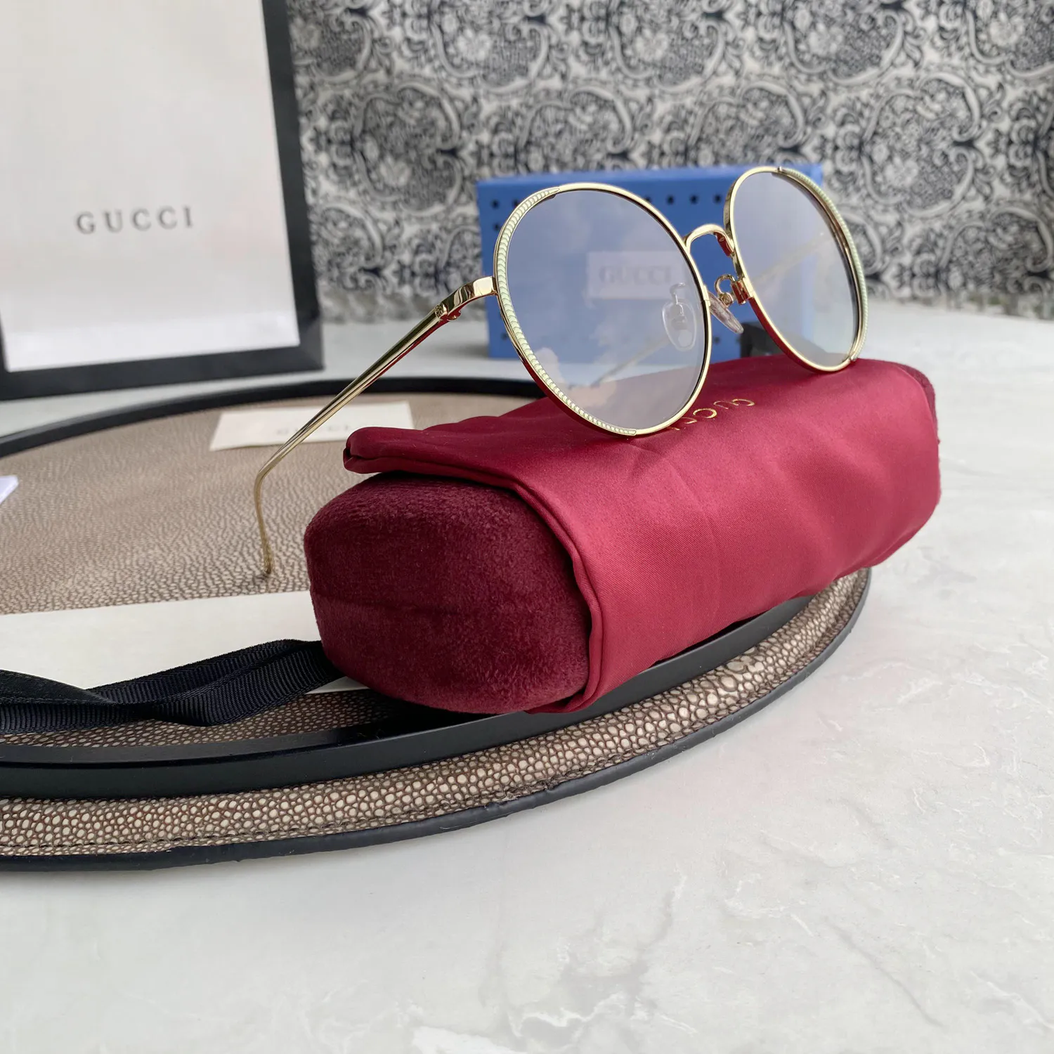 Chloé Eyewear engraved-logo round-frame sunglasses — image 2
