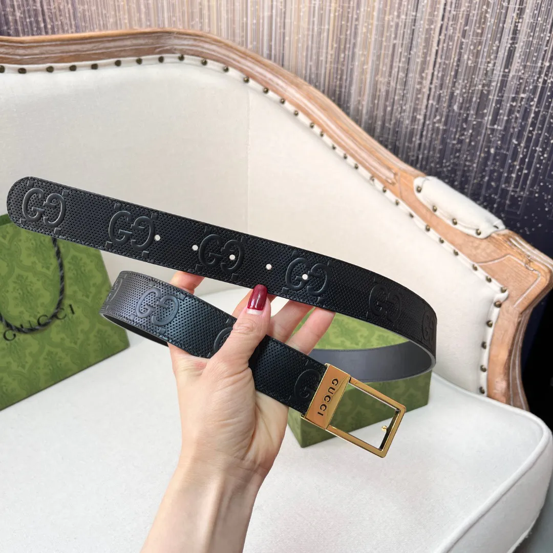GG belt with silver buckle — image 3