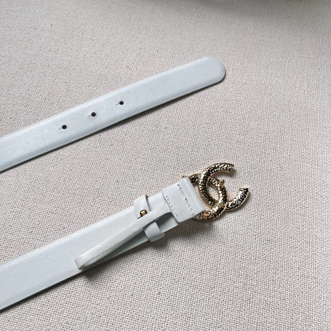 Chanel CC logo leather belt — image 7