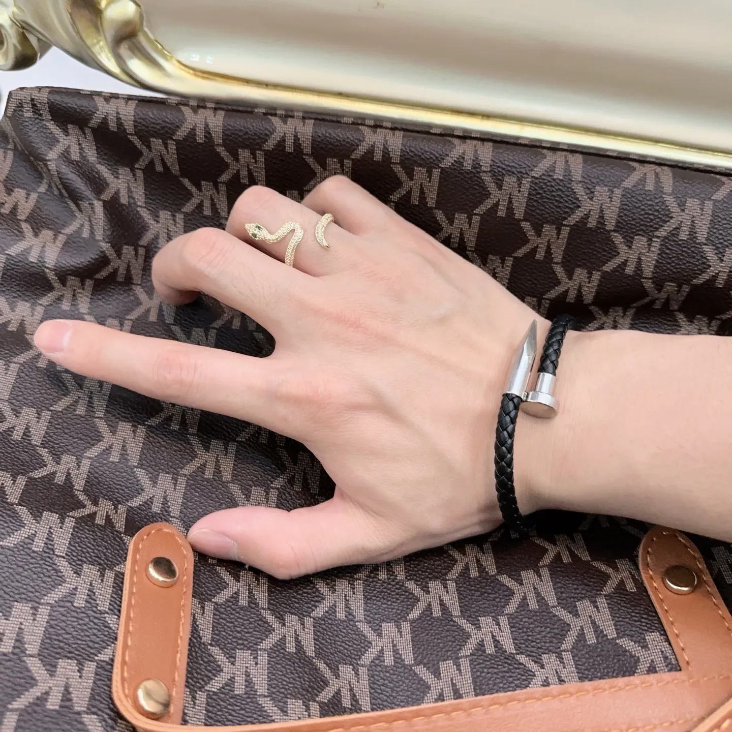 Cartier Stainless Steel Nail Bracelet — image 7