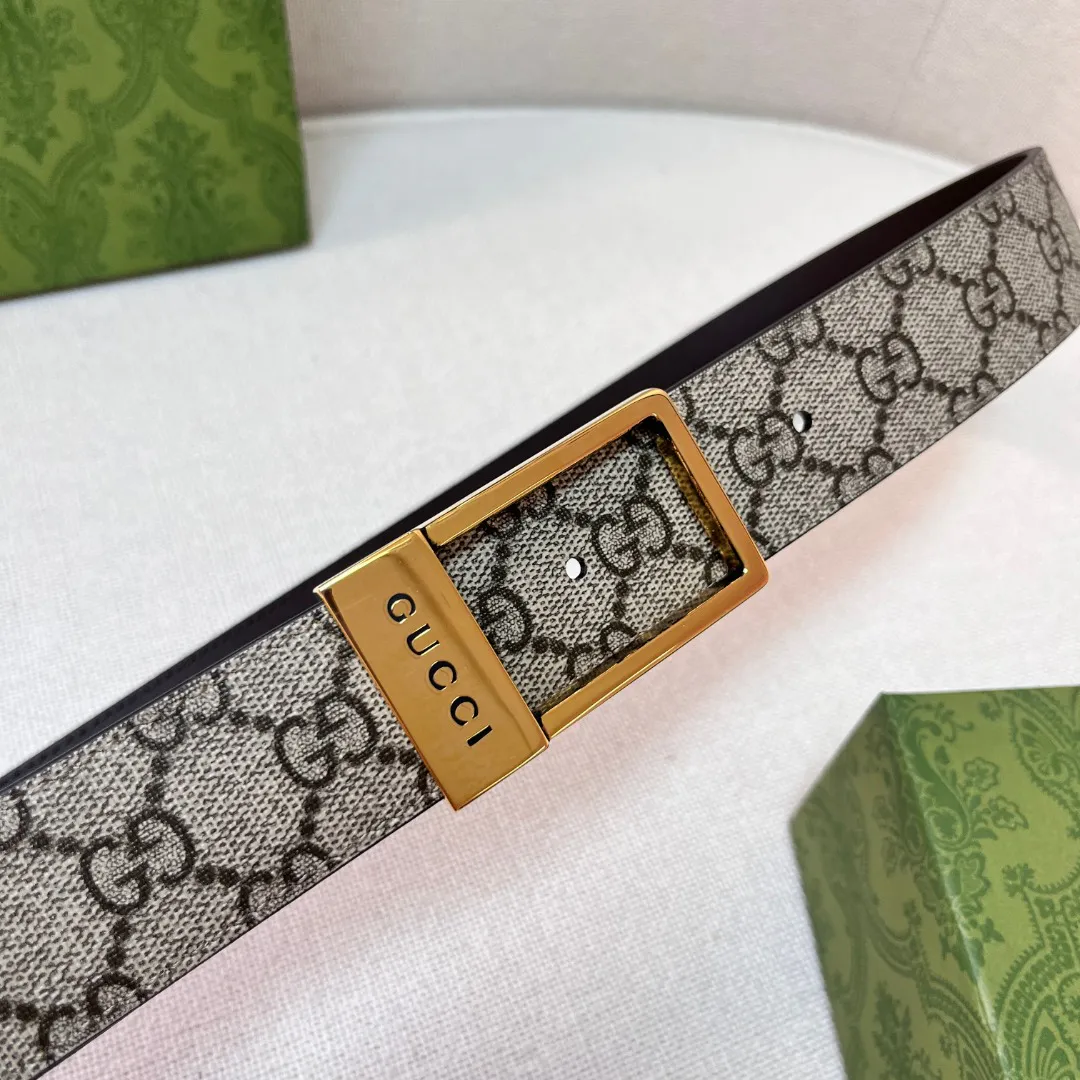 GG belt with silver buckle — image 2