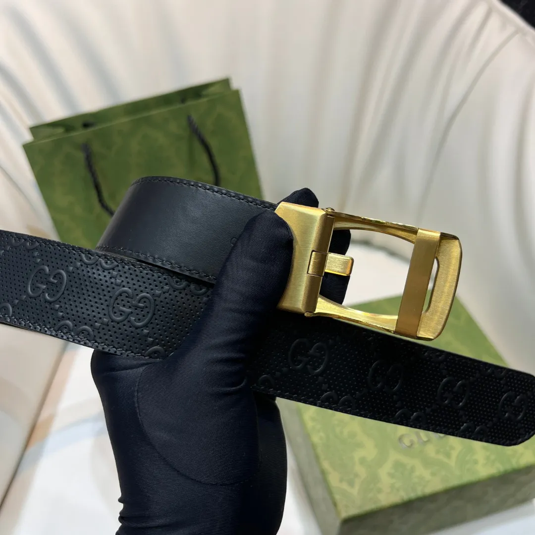 Square G reversible leather belt — image 5